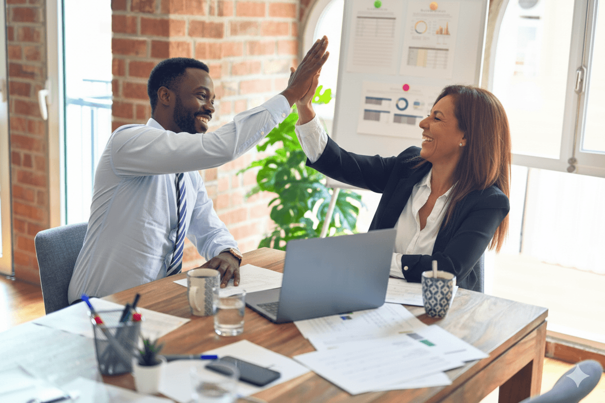 Professional at work